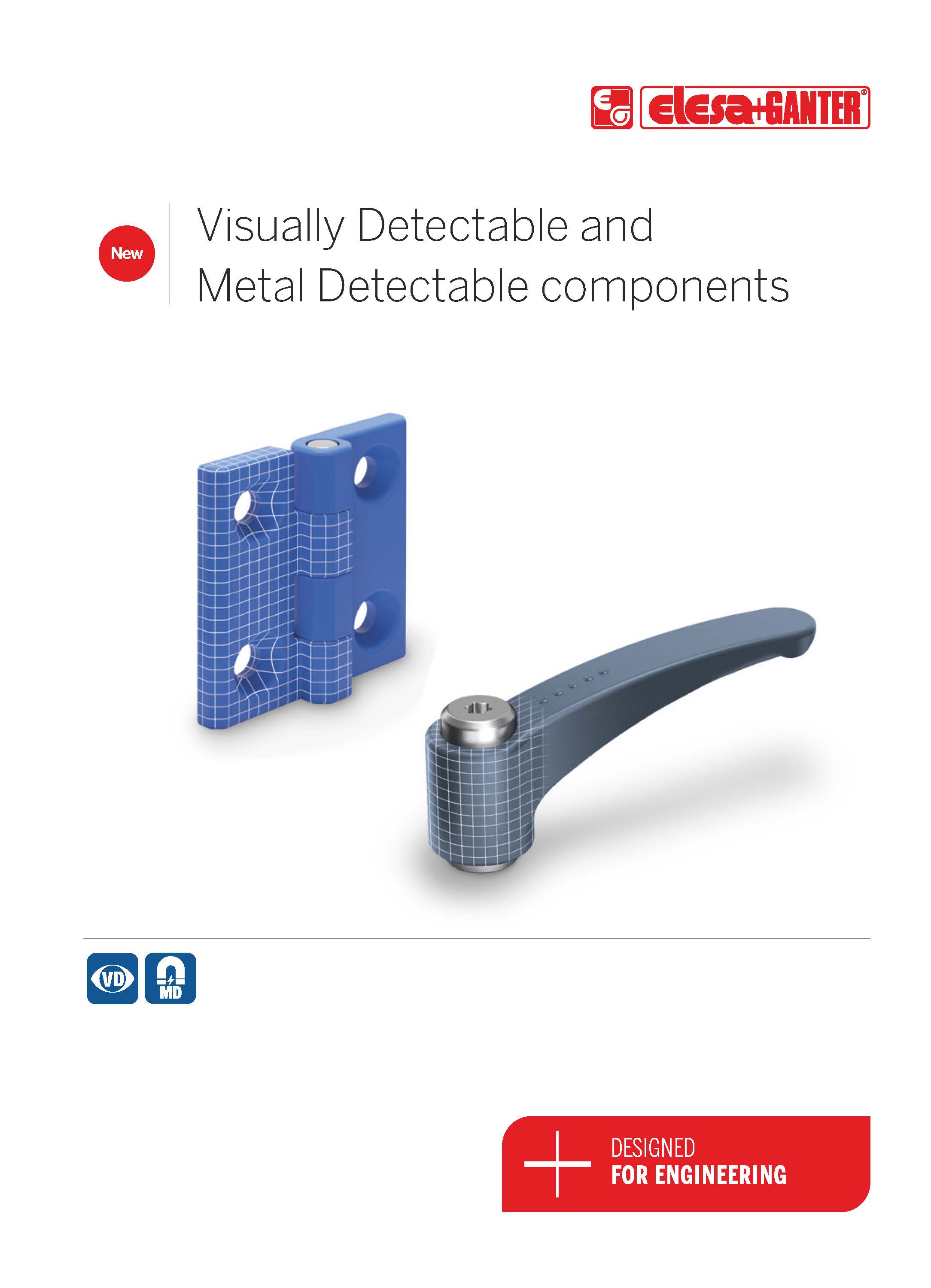 Elesa+Ganter - Visually Detectable and Metal Detectable components